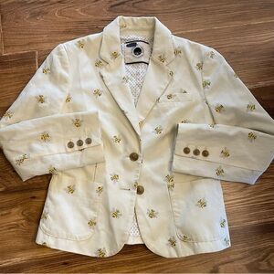 Anthropologie "Bumblebee" corduroy blazer by Daughters of the Liberation.